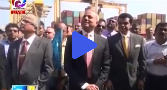 The Port of Colombo handled its 7 millionth TEU, Swarnawahini NEWS 2018.12.31